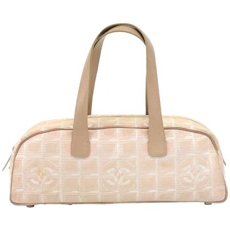 chanel travel line beige mini boston bag|Chanel Boston Bag .